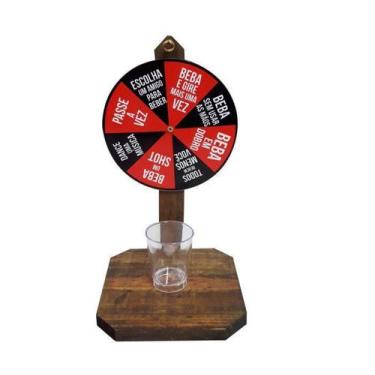 Imagem de Roda Shot Roleta Jogo Tequila Com Copo Incluso - Decore Casa