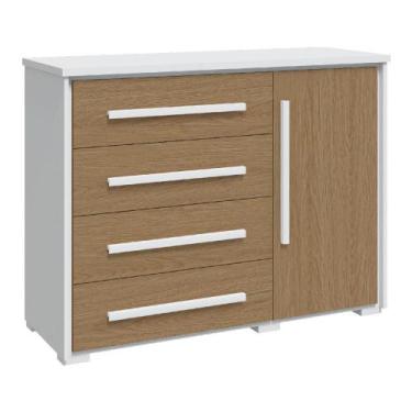 Imagem de Cômoda Grande com Sapateira e 4 Gavetas Angra Rimo - Móveis Rimo, Bran