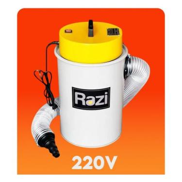 Imagem de Coletor De Pó Máquina Bancada 1100w 45 L Rz-c100 Razi 127v/ 220v, 220V