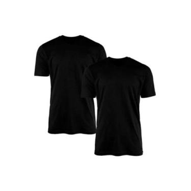 Imagem de Kit com 2 Camisetas Básicas Masculinas 100% Algodão - Abafarto, P, Pre