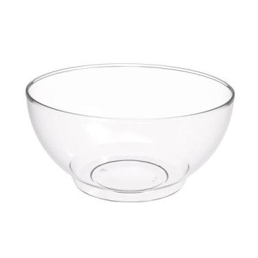 Imagem de Tigela Grande Crippa Travessa Redonda 3,1L Transparente Servir Salada 