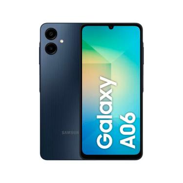 Imagem de REEMBALADO: Smartphone Samsung Galaxy A06 4G 128GB 4GB RAM Azul Escuro