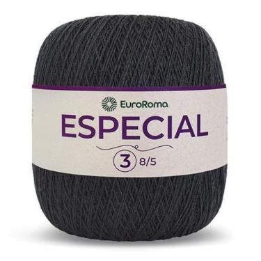 Imagem de Barbante EuroRoma Especial Colorido 8/5 - 1400 metros, 250 PRETO