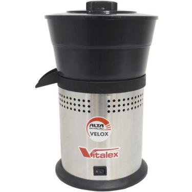Imagem de Espremedor Extrator Suco Laranja Doméstico 300W Câmara Plástica Vitale