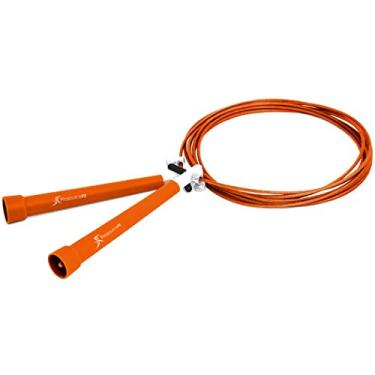 Imagem de ProsourceFit Corda Speed Jump Rope de 25 cm, giro super rápido para Crossfit, Cardio, Boxe, Laranja