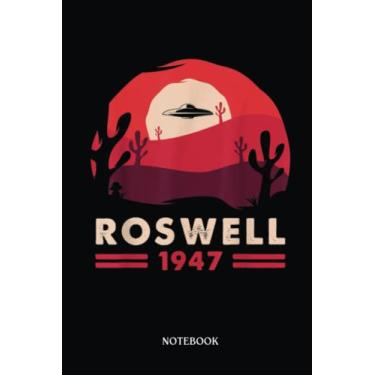 Imagem de Alien Notebook: Roswell 1947 Ufo Abduction Flying Saucer Desert Alien | Alien Journal, Lined Journal Ufo, Ufo Journal, Lined Journal Alien, Size 6 X 9", 120 Pages.