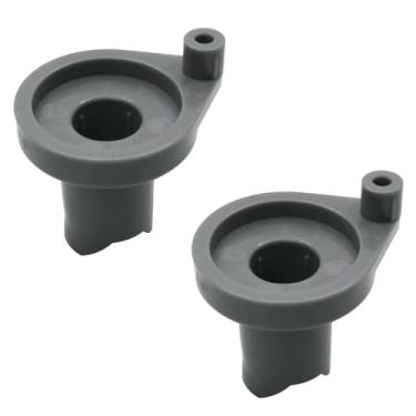 Imagem de 2 peças 12028505AP Fecho de porta (cinza) WP12028505AP para Whirlpool KitchenAid Kenmore Maytag substitui 1469168 AP6005420 PS11738468 EAP11738468