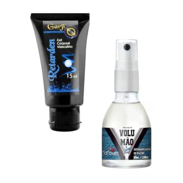 Imagem de Kit Spray Volumão funciona Como Aumento Penino + Gel Retardante para Ereção Precoce