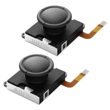 Imagem de BRONAL Joystick TMR Hall Effect compatível com Joycon [sem deriva] Polegar analógico de substituição para Switch JoyCon, OLED e Lite Direita/Esquerda (2 peças individuais)