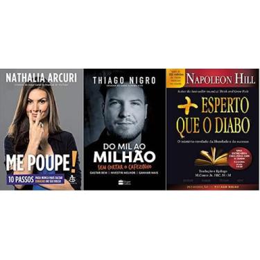 Imagem de Kit 3 Livro Me Poupe + Do Mil Ao Milhão + Esperto Que Diabo - Harperco