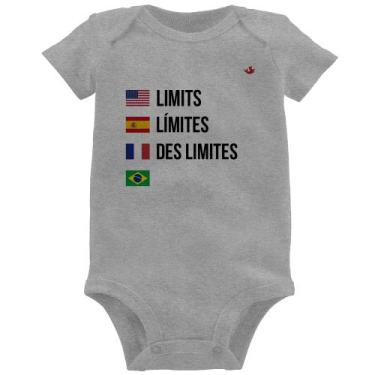 Imagem de Body Bebê Limites - Foca na Moda, Cinza, M