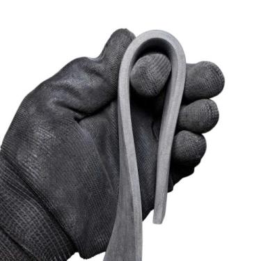 Imagem de Borracha Perfil Esponjoso Vedação 25x05mm Macio  05 Metros Borrachas L