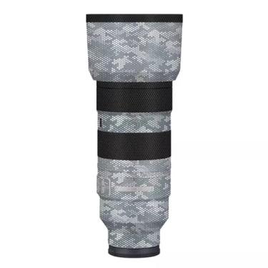 Imagem de Para Sony FE 70-200 mm F2.8 GM OSS II Lente de Câmera Película Protetora Película Protetora Decalque Adesivo Anti-Risco Acessórios FE 2.8/70-200 GM OSS II 2.8 (Mamba Cinza Branco)