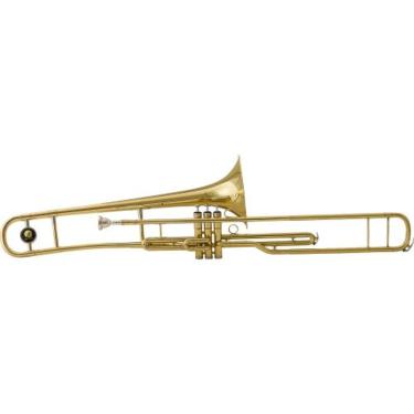 Imagem de Trombone de Pisto Bb Hsl-900L Laqueado Harmonics 