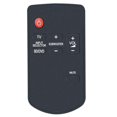 Imagem de Controle remoto de substituição Commander compatível com Panasonic Sound Bar Home Theater System SC-HTB527 SCHTB527 SC-HTB520 SCHTB520