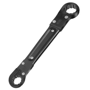 Imagem de Chave de Tubo de Cabeça Dupla, Mandíbula Ajustável, Chave de Encanamento de Aço para Pia Cozinha do Banheiro Com Chave de Encanador, Uso Compacto e Portátil, Versátil