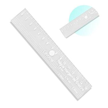 Imagem de Régua Margem de Costura 15cm Costura Patchwork Scrapbook - Levolpe