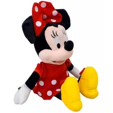Imagem de Minnie de Pelucia Disney com 33cm e Sons - Multikids
