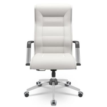 Imagem de Cadeira De Escritório Giratória Presidente Base Cromada Kirk P03 Facto