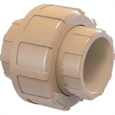 Imagem de Uniao Marrom Tigre Liso Liso 20Mm X 20Mm