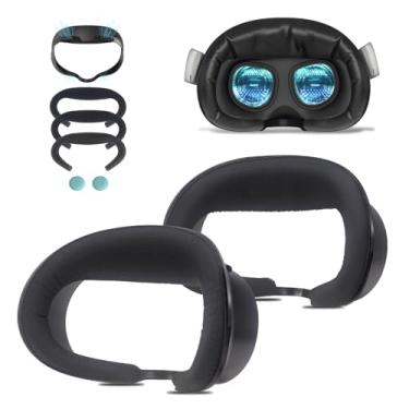 Imagem de 3-Pack Breathable Foam Face Pad & Sweat-Proof PU Leather & Ice Silk Cotton VR Face Cushion for Meta Quest 3S – Comfortable Replacement Face Pad & Interface for Oculus Quest 3S Face Bracket