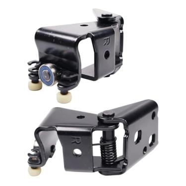 Imagem de UVYMZY Dobradiça de rolo para porta deslizante Right Odyssey Power compatível com Honda Odyssey 1999-2004 Passageiros Porta central lateral trilho do meio rolo macho com tampa de dobradiça