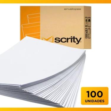Imagem de Envelope Branco p/ Documento Curriculum Sulfite A4 100 UNID - SCRITY