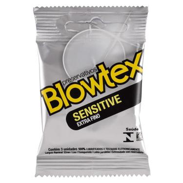 Imagem de Preservativo Blowtex Sensitive c/ 3 Unidades