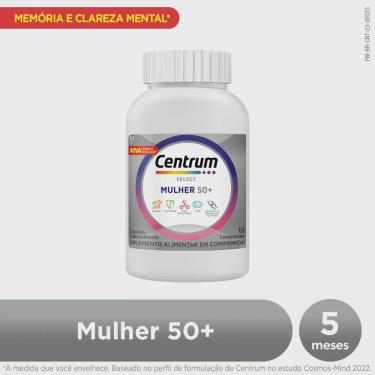 Imagem de Centrum select multivitaminico mulher 50 + vitaminas de A A Z 150 comprimidos