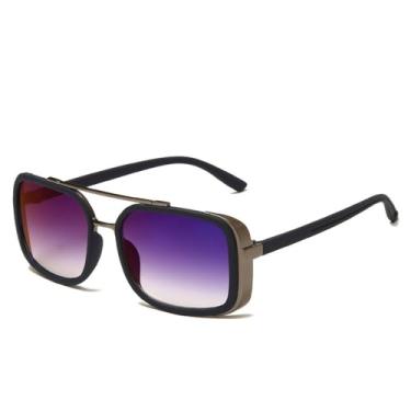 Imagem de HCPIHF Óculos de sol polarizados retrô, masculinos e femininos, óculos para tiro ao ar livre, espelho de direção esportivo, C3, tamanho único