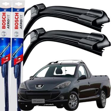 Imagem de Par Palheta Limpador Parabrisa Dianteiro Silicone Bosch Paleta Peugeot Hoggar 2010 á→ 2014