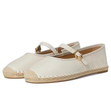 Imagem de Michael Kors Alpargata feminina de balé Lynn, Creme claro, 40