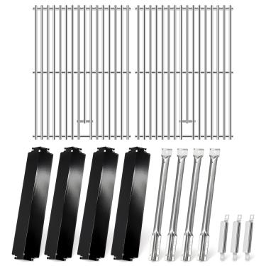 Imagem de Adviace Peças de reposição para churrasqueira Charbroil 463268007 463268008 463268606, grades de churrasqueira, barracas térmicas, queimadores e tubos de transporte