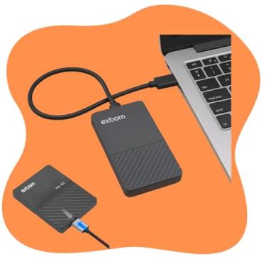 Imagem de HD Externo 1TB Portátil com USB-C Alta Velocidade 3.1 Slimvault