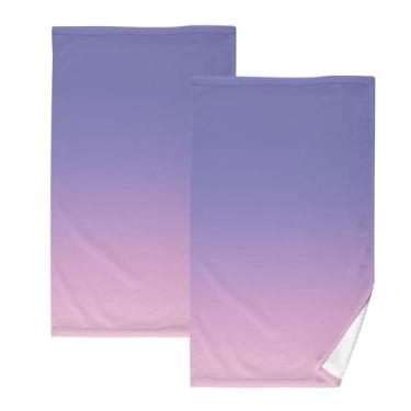 Imagem de Blush Twilight Shift-40 toalhas de banho de algodão 2 peças, toalhas de mão pequenas, toalhas de banho absorventes, toalhas de banho de secagem rápida, toalhas decorativas para banheiro, cozinha