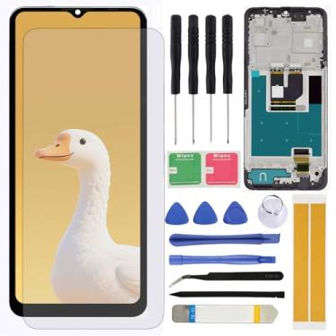 Imagem de Substituição de tela LCD para T-Mo Bile Revvl 7 5G 6,58'' TMRV075G Montagem LCD Display Touch Screen Digitalizador com moldura de ferramentas