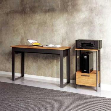 Imagem de Mesa Escritório e Mesa de Apoio Industrial Dalla Costa MDF - Pradel E,