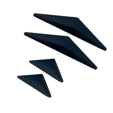 Imagem de HSSDTECH Para MSI MS-16R3 GF63 Thin 9SC 9RC 9RCX 8RCS /MS-16R3 WF65 10TH 10TJ 10TI /WP65 9TH/MS-16R1 GF63 8RC 8RD/MS-16R4 9SCSR 9SCX 4 peças Capa inferior de borracha antiderrapante para pés Almofada