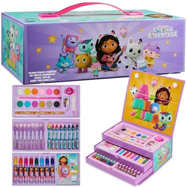 Imagem de Gabby's Dollhouse Conjunto de desenho artístico infantil para colorir - presentes para meninas (várias capas)