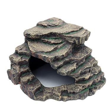 Imagem de JIHAQUA Acessórios para Tanque de Dragão Barbudo Extra Grande Refúgio de Répteis Decoração de Habitat Roupas de Dragão Barbudo