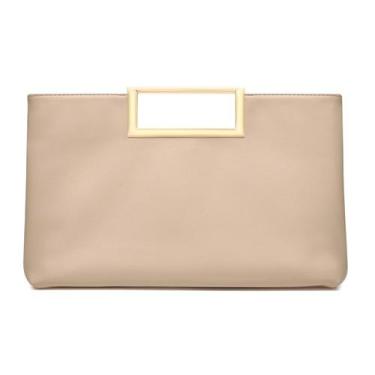 Imagem de Bolsa embreagem SWEETV Nina Fashion em couro PU para mulheres