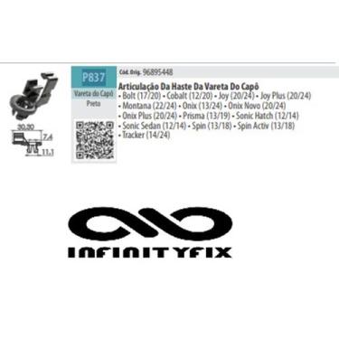 Imagem de 1Unidade Grampo Articulação Haste Vareta Capô Onix Spin Cobalt Prisma 