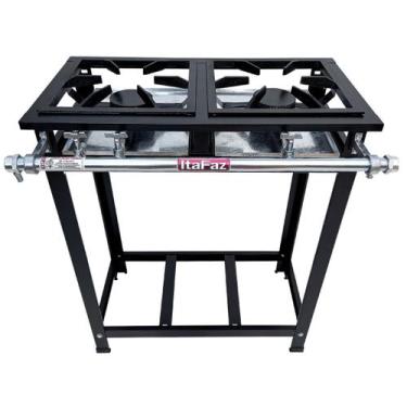 Imagem de Fogão Industrial de Piso 2 Bocas Baixa Pressão QS Itafaz - Itabrás