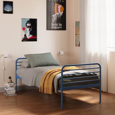 Imagem de Cama Solteiro Infanfil/Juvenil Teko Casatema Azul / Álamo