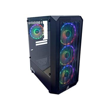 Imagem de Gabinete Gamer Aplus Tech Zohar Atx Sem Fonte Com 4 Fans A-rgb e controladora