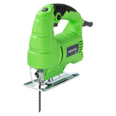 Imagem de Serra Tico Tico Elétrica 127V 500W 3000Rpm Profissional TTN500 Com Botão de Trava e Base Regulável Ângulo 45° NEVVO