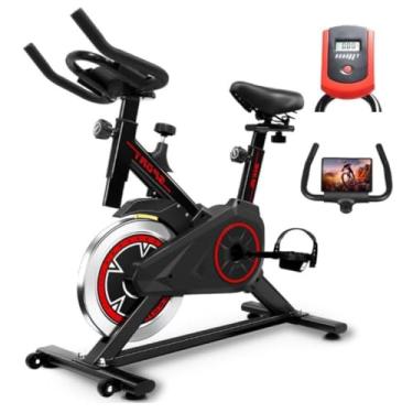 Imagem de Bike Bicicleta Ergométrica Silenciosa Cardio Exercício Academia Casa Spinning Fitness