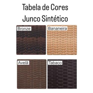 Imagem de Banqueta Junco Fibra Sintétia Balção Bancada Alta Resistente Robusta (1, Avelâ)