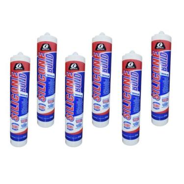 Imagem de Kit 6 Silicones Incolor Acético Garin 250g -alta Qualidade