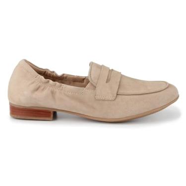 Imagem de Ros Hommerson Mocassim feminino clássico com suporte e confortável da Trish, Camurça infantil cinza-acastanhado claro, 10 Wide